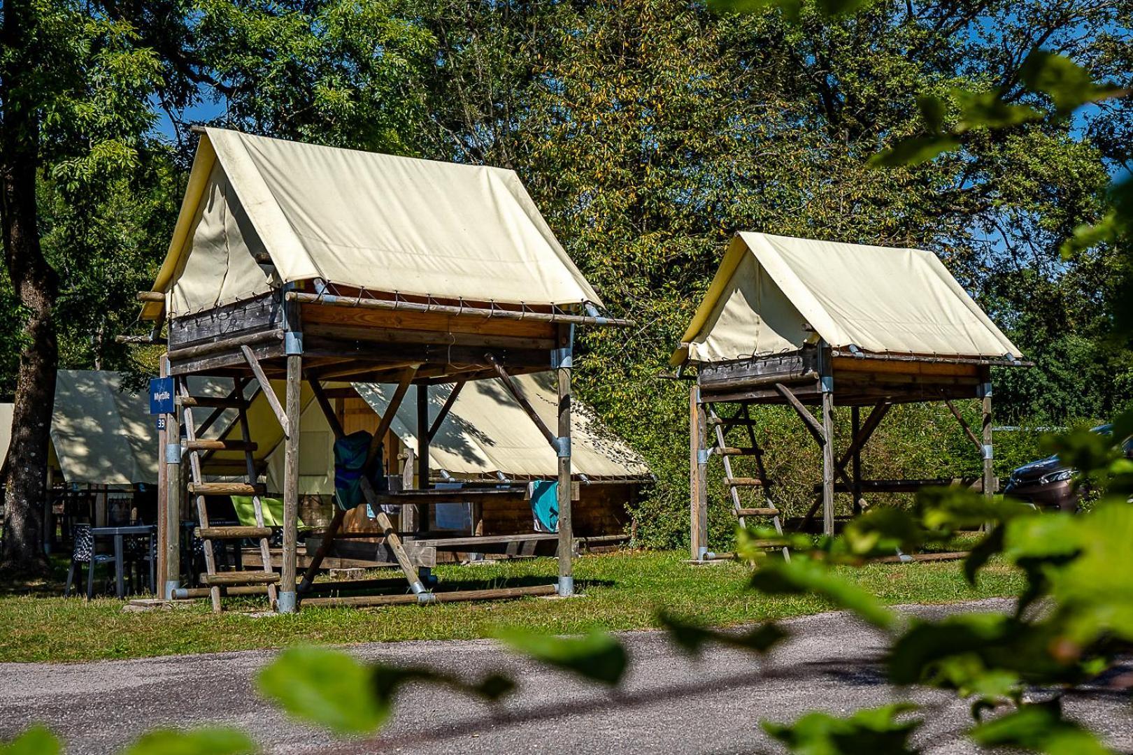 Camping Les Ballastieres - Vosges Du Sud Champagney Eksteriør billede