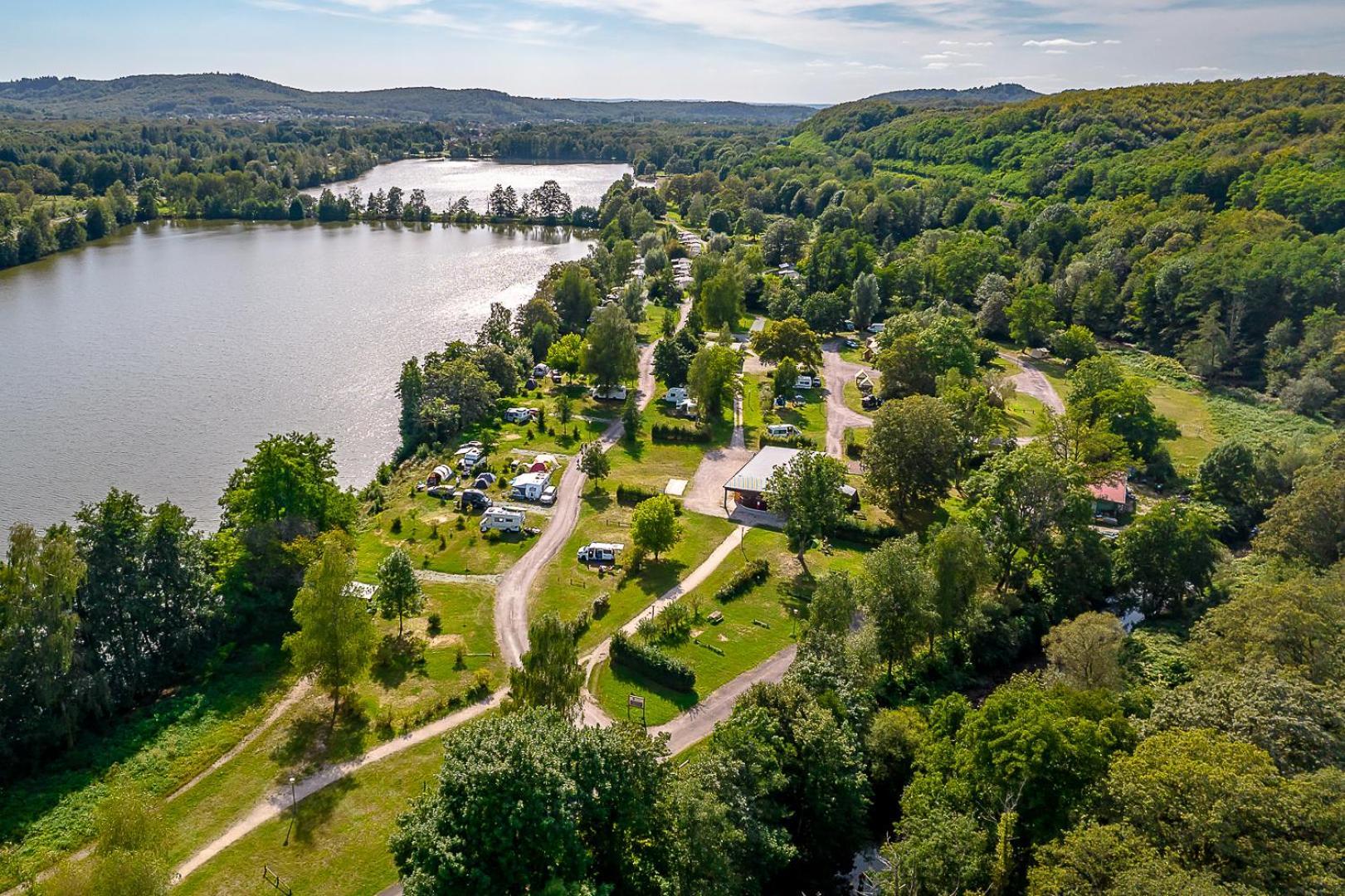 Camping Les Ballastieres - Vosges Du Sud Champagney Eksteriør billede