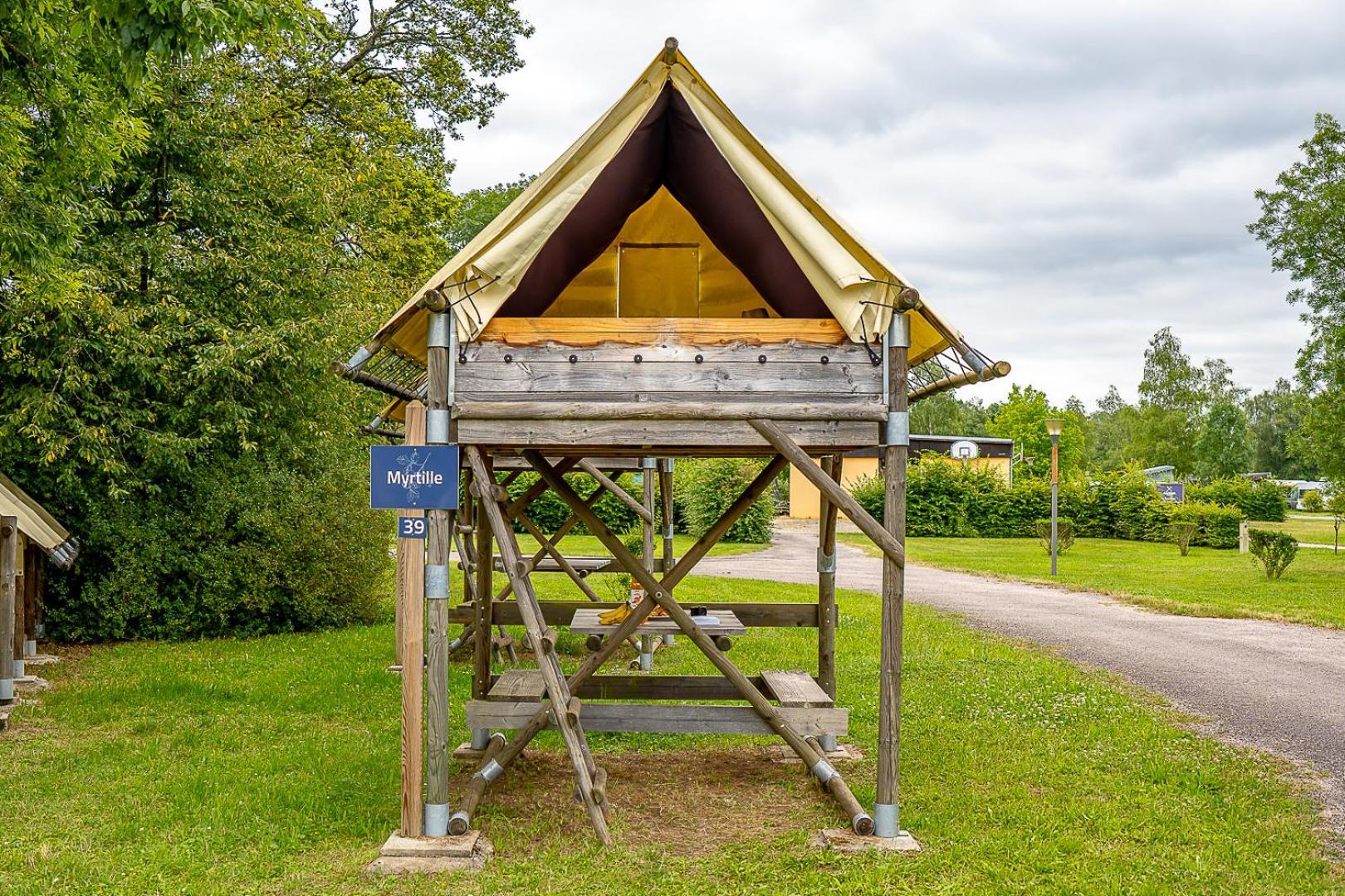 Camping Les Ballastieres - Vosges Du Sud Champagney Eksteriør billede